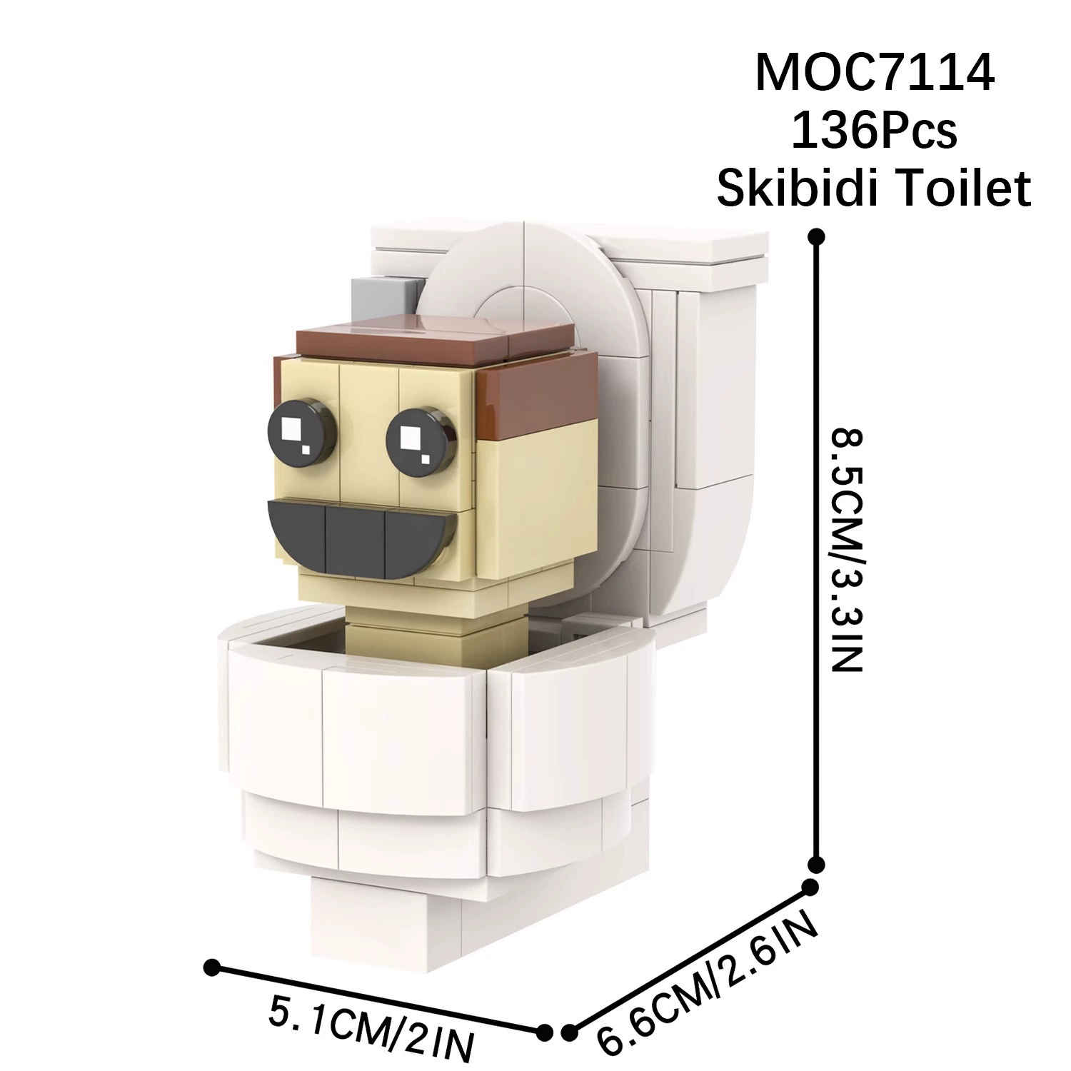 MOC игра SKIBIDI Туалет Туалет мониторинг человек НЛО совместимо с LEGO собранные блоки игрушки