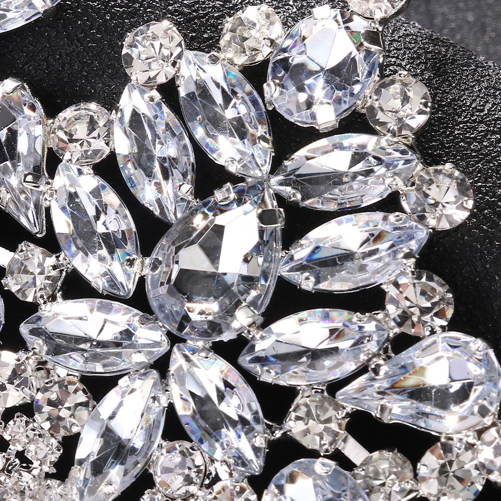 Transfronterizo Venta caliente de Halloween máscara exagerada moda intermitente rhinestone máscara bola accesorios máscara