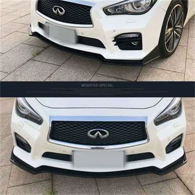 Suitable for 14-22 Models of Infiniti Q50L Front Lip and Rear Lip Car Modification Decoration Kit Small Body Kit (Big Surrounded)