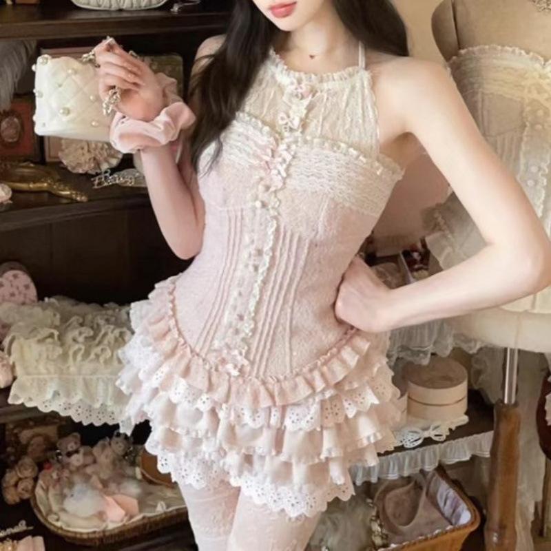 【】秋春夏甜美少女长袖秋季蝴蝶结针织新款套装开衫蛋糕上衣|undefined