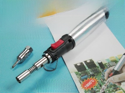 Pencil type gas iron, gas iron HT-1937, gas iron with aluminum alloy casing, gas welding torch