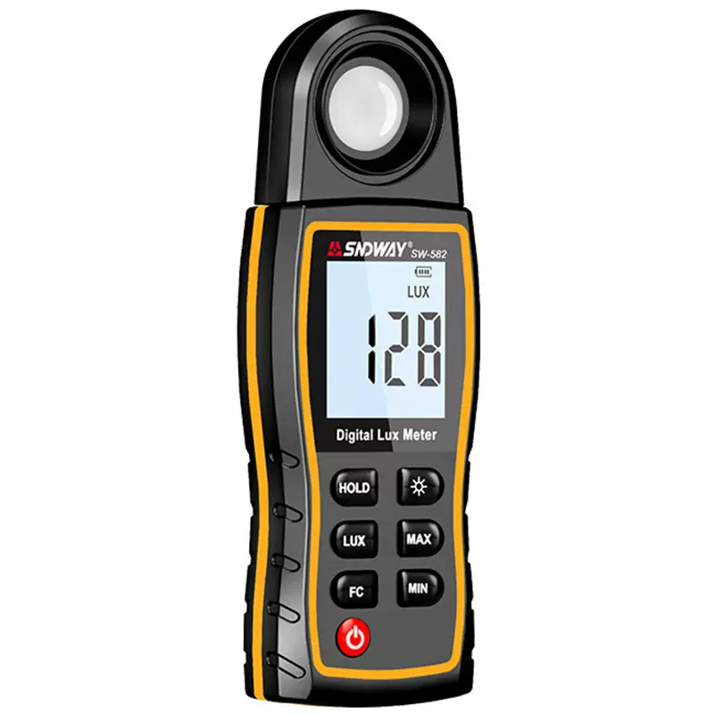 SNDWAY深达威SW-582 照度计高精度光照度测试仪迷你LED灯测光仪