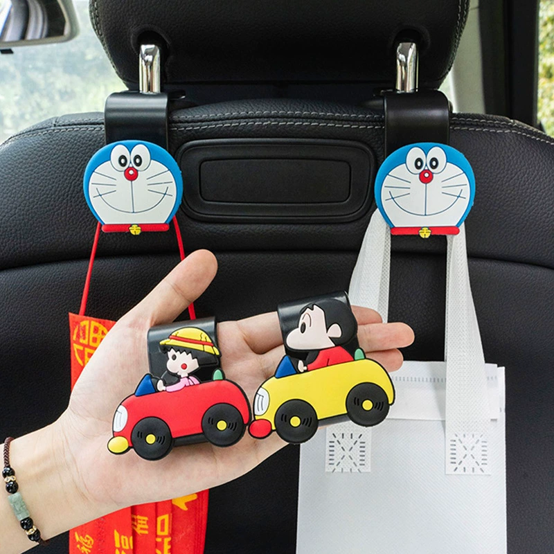 Автокресло задняя спинка крючок мультфильм милое сиденье задний крючок многофункциональный интерьер автомобиля маленький крючок креативный