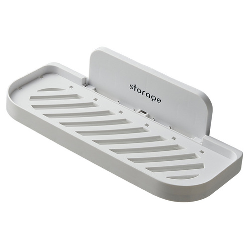 Bathroom rack toilet washbasin wall towel storage rack punch-free wall-mounted toilet