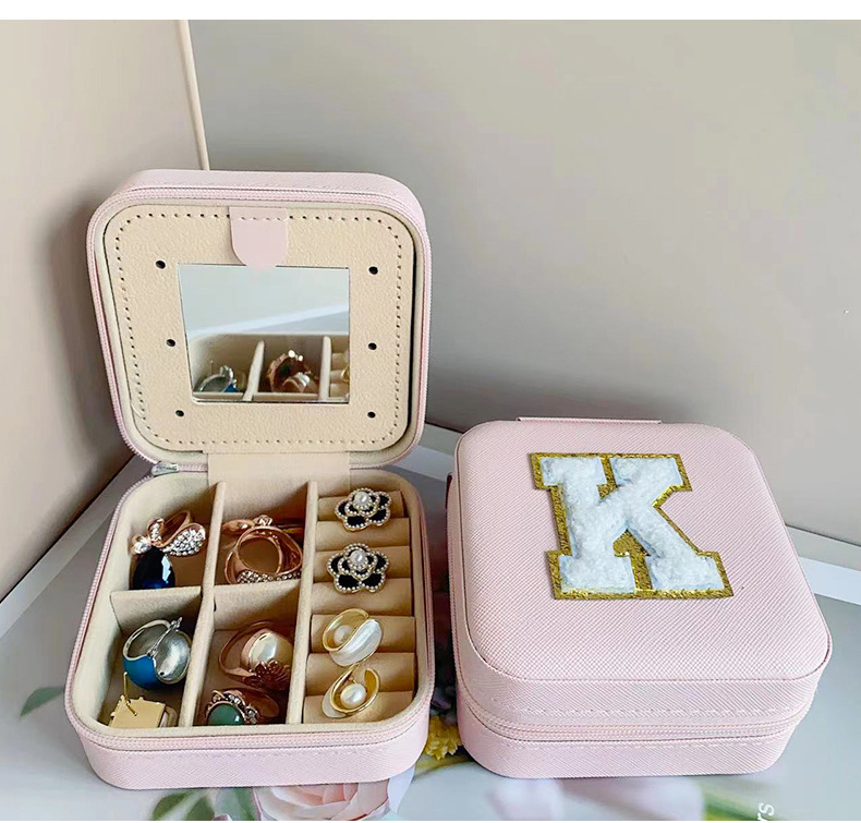 Jewelry Boxes Classification Elegant Basic Classic Style Letter Solid Color Pu Leather Jewelry Boxes