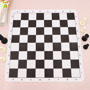 Spot Chess Leather Chess Board Mat Foldableable Colorful Chess Board Leisure Educational Entertainment Chess Board Cloth
