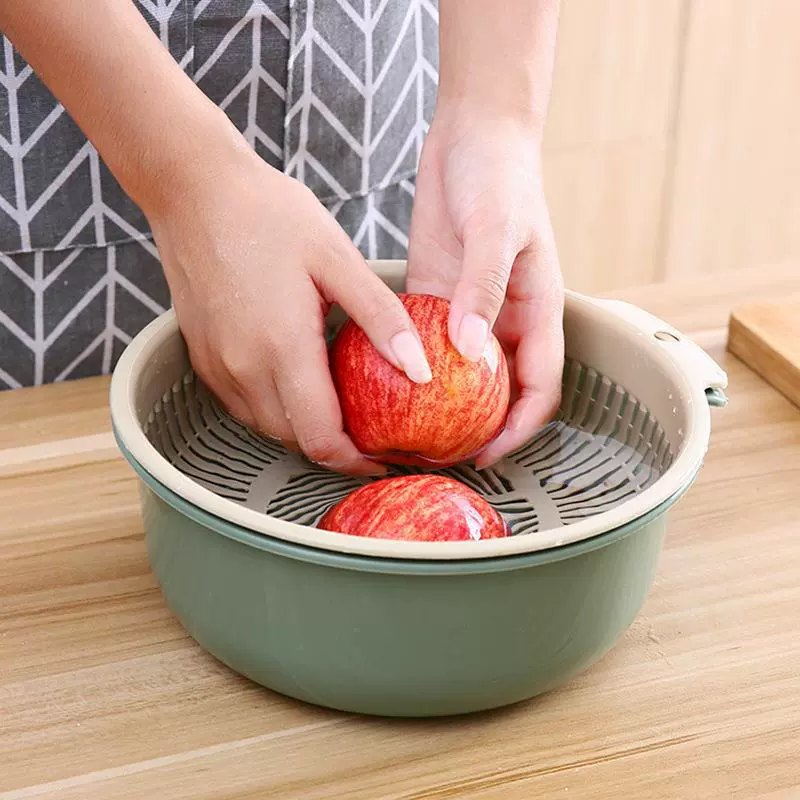 Double-layer fruit plastic drying rack for fruits and vegetables, storage system, wholesale