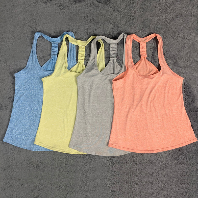 Sleeveless Sports Vest for Women, Quick-Drying Running Training Fitness Top, Yoga T-Shirt Cover-Up, Summer Sleeveless Sports Vest for Women, Quick-Drying Running Training Fitness Top, Yoga T-Shirt Cover-Up, Summer