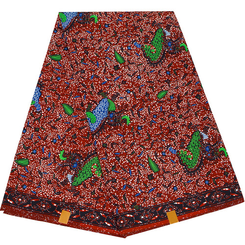 Factory Wholesale African Polyester Printed Fabric Dresses Shirts T-shirts Fabric Ethnic Style Batik Fabric