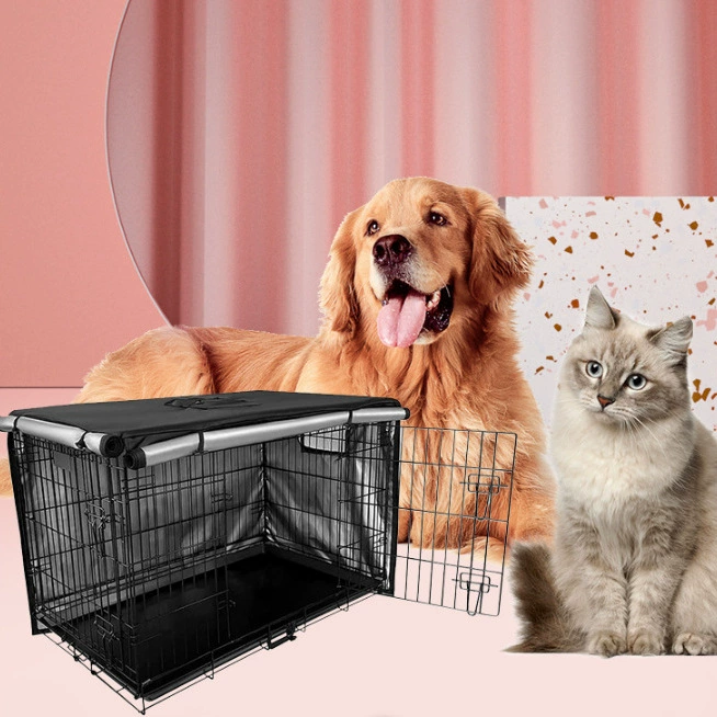 Защитный чехол для клетки для животных, оптом от производителя, для улицы, открытая клетка для животных, навес для домашней собачьей клетки, пылезащитный чехол