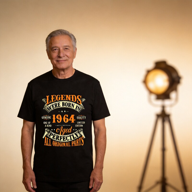The Legendary Figure Who Was Born in 1964 Is Associated with the Perfect, Timeless Short-Sleeved T-Shirt The Legendary Figure Who Was Born in 1964 Is Associated with the Perfect, Timeless Short-Sleeved T-Shirt