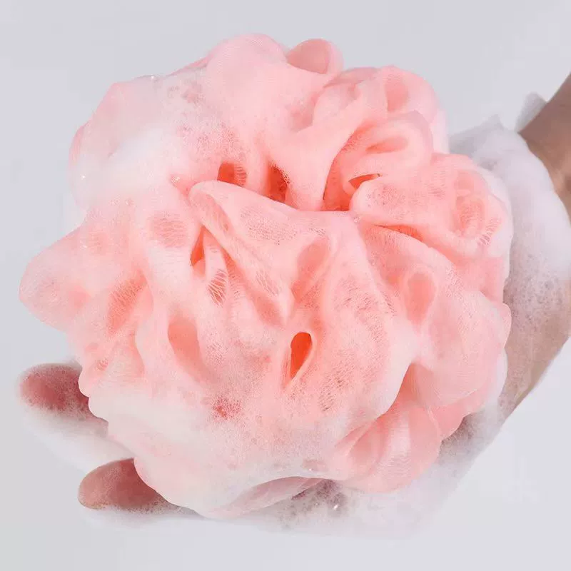 Мочалка-пуф (loofah), мягкая сетка для ванны, прочная, в ассортименте цветов, 10–60 г
