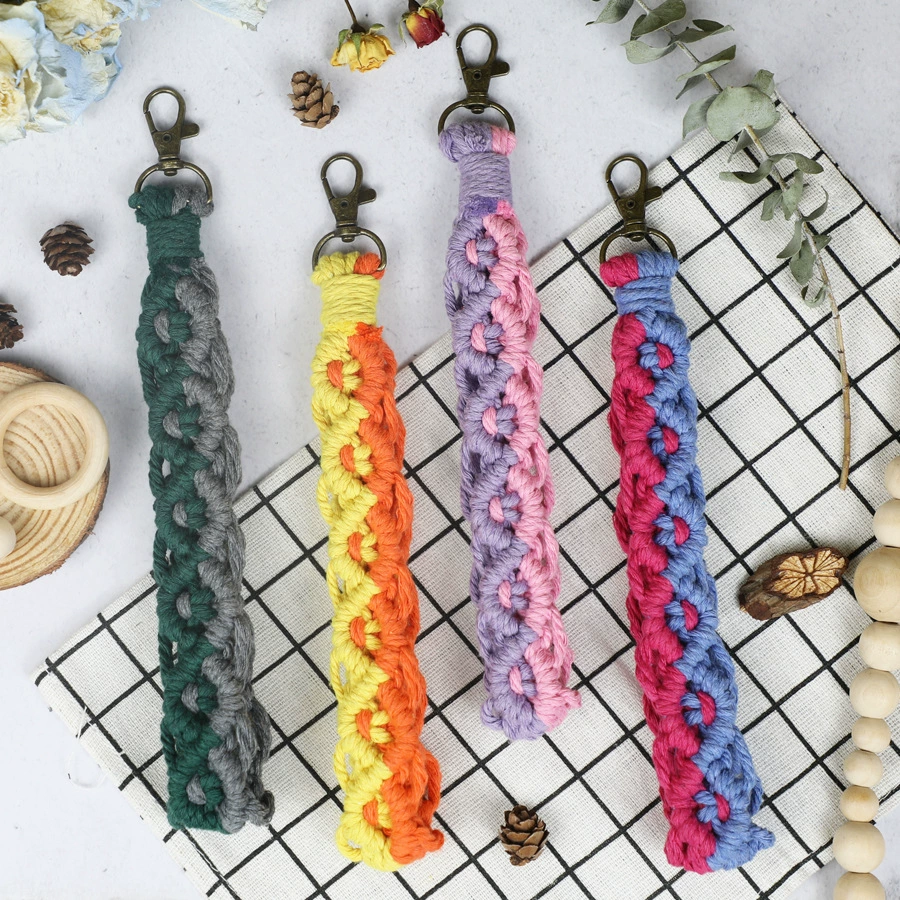 Bag handmade, pendant, modern keychain, for beginners