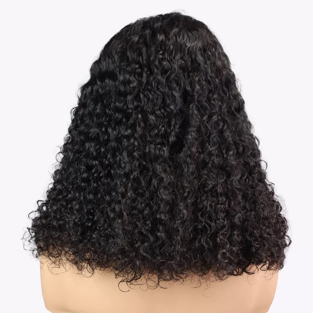 Jerry Curl Bob Wig Human Hair Wigs Transparent13 * 4 ex peluca de encaje