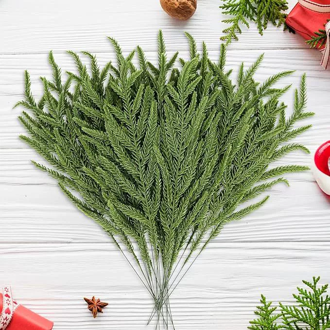 Искусственная сосновая игла весенний оберег Вирс Норфолкловая ваза наполнитель для гробниц зимняя искусственная ветка для DIY венка