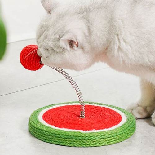 Cat toys self-amusing, cat grass, cat wands, sisal balls, cat mats, claw scrapers without shedding, cat scratchers, watermelon mats, cat supplies