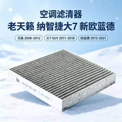 Air conditioning filter new Nazca 7, and the new