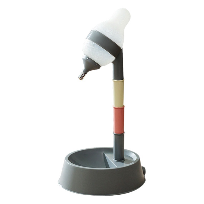 Pet Festival alto alimentador vertical de agua potable integrado perro tazón gato automático anti-golpe dispensador de agua potable ajustable