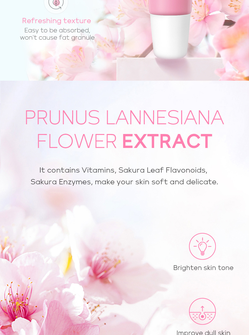 FENYI Cherry Blossom Essence Eye Cream 15g Moisturizes the eye area, hydrates and moisturizes the eyes, and cares for beautiful skin undefined