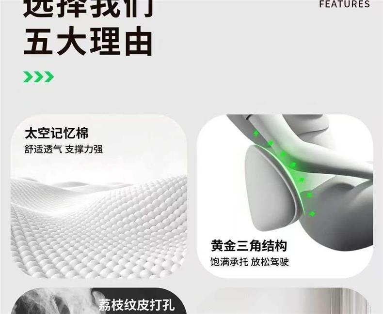 Suitable for AITO M6, same style as the mall's lumbar support, headrest, neck support, and waist support, car interior accessories, must-buy parts for new car modification