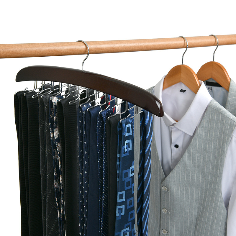 Percha multifuncional cinturón profesional colgante cinturón corbata colgante bolsa percha de madera maciza pequeño objeto almacenamiento artefacto