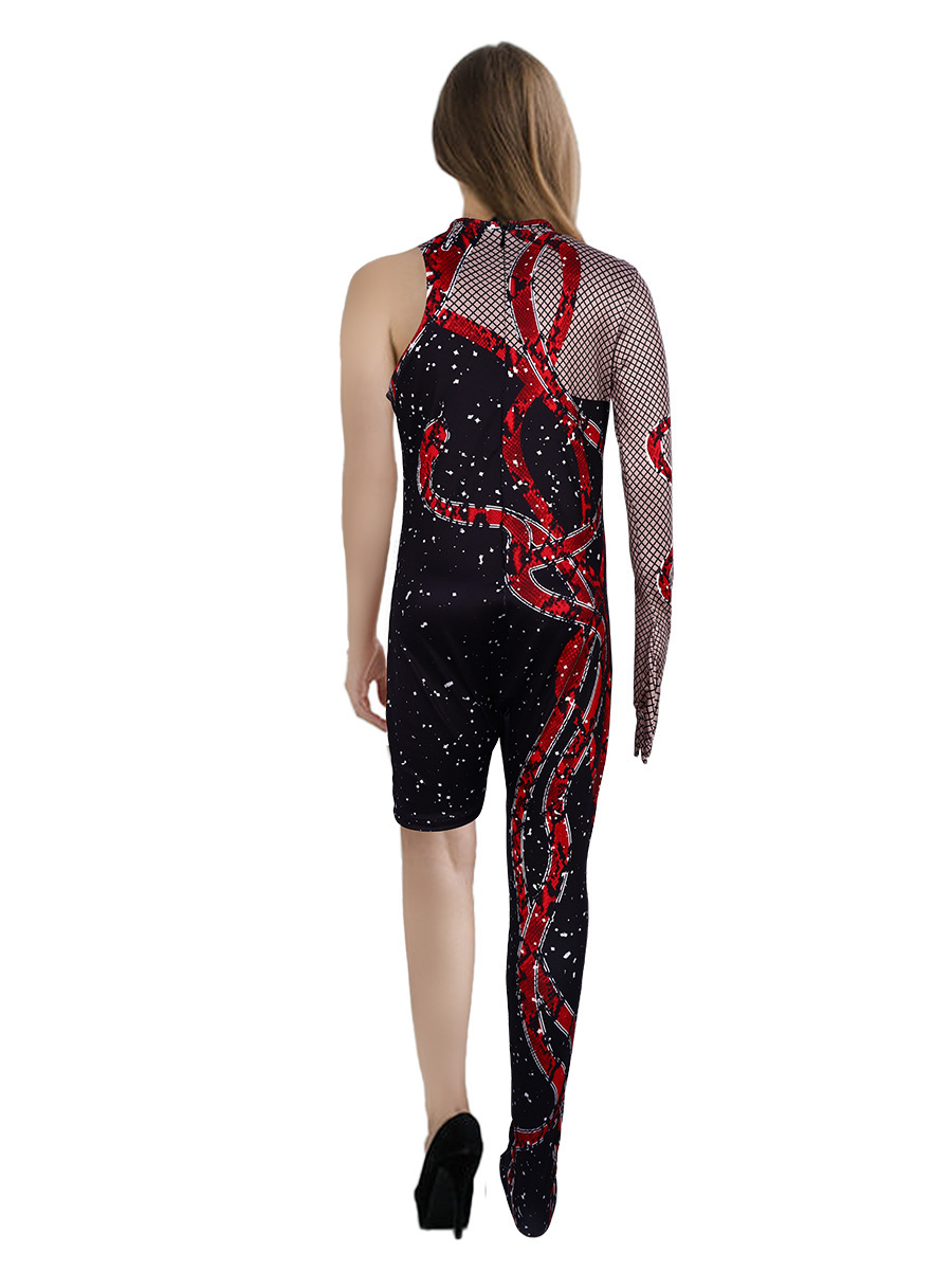 Traje de baño de una pieza estilo Taylor Swift para actuaciones en escenario, ropa transfronteriza de 5 piezas.