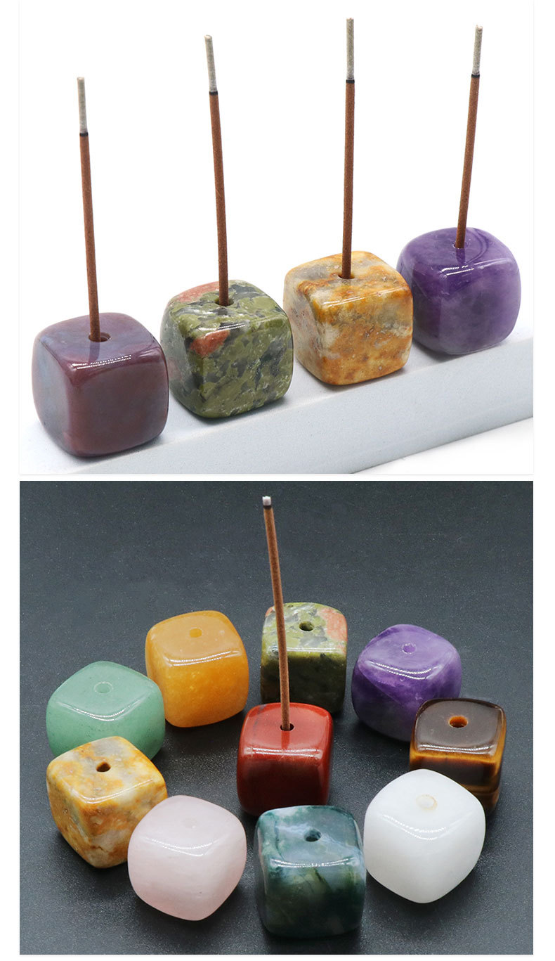 DIY Jewelry Accessories Classification 1 Piece Crystal Agate Square DIY Jewelry Accessories