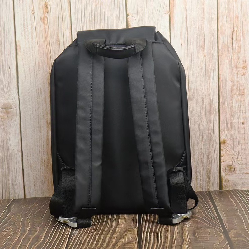 1017alyx小型リュックサック黒メンズハイストリートファッションヒップホップ戦术シングル肩リュックサック学生バッグ|undefined