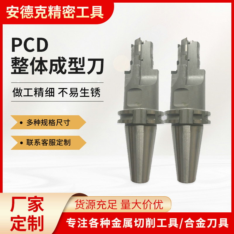 PCD成型刀具 厂家供应金刚石PCD整体刀具BT40成型刀宝石刀非标