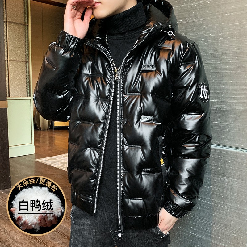 羽绒服男士2023新款白鸭绒冬装加厚保暖休闲可脱卸帽东北棉衣外套