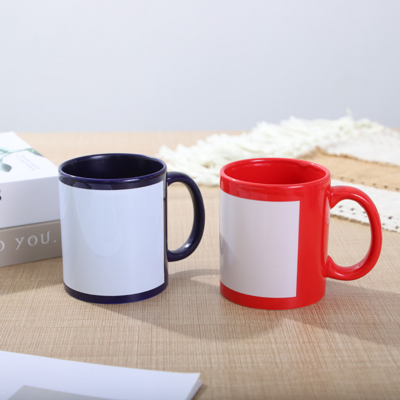 ȫ�ʻ�ֽ���ɶ�logo�������հ�Ϳ�����˱���תӡ��ɫ�մɱ�11oz