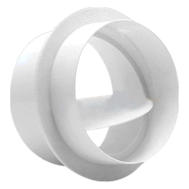 Абс круглая труба обратный клапан Туалет вытяжная вентиляция вытяжной вентилятор обратный клапан Юба 80 ~ 200 мм