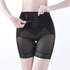 New six-button mid-rise straight-leg body-shaping panty with thin waist-cinch, butt-lifting and postpartum shaping for large sizes