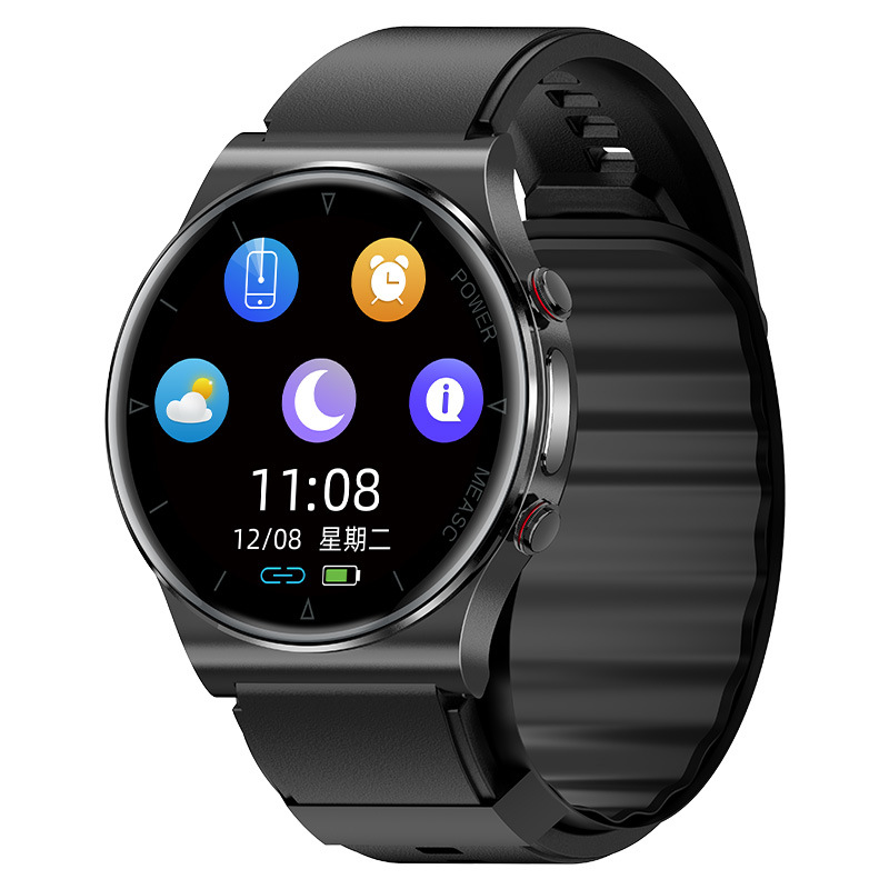 P70 Smart Watch Air Pump Inflatable Blood Pressure Heart Rate Blood Oxygen Body Temperature Sleep Health Monitor Step Fitness Watch