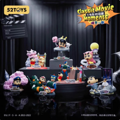 正版52TOYS新品蜡笔小新盲盒大电影名场面系列童年回忆潮玩摆件