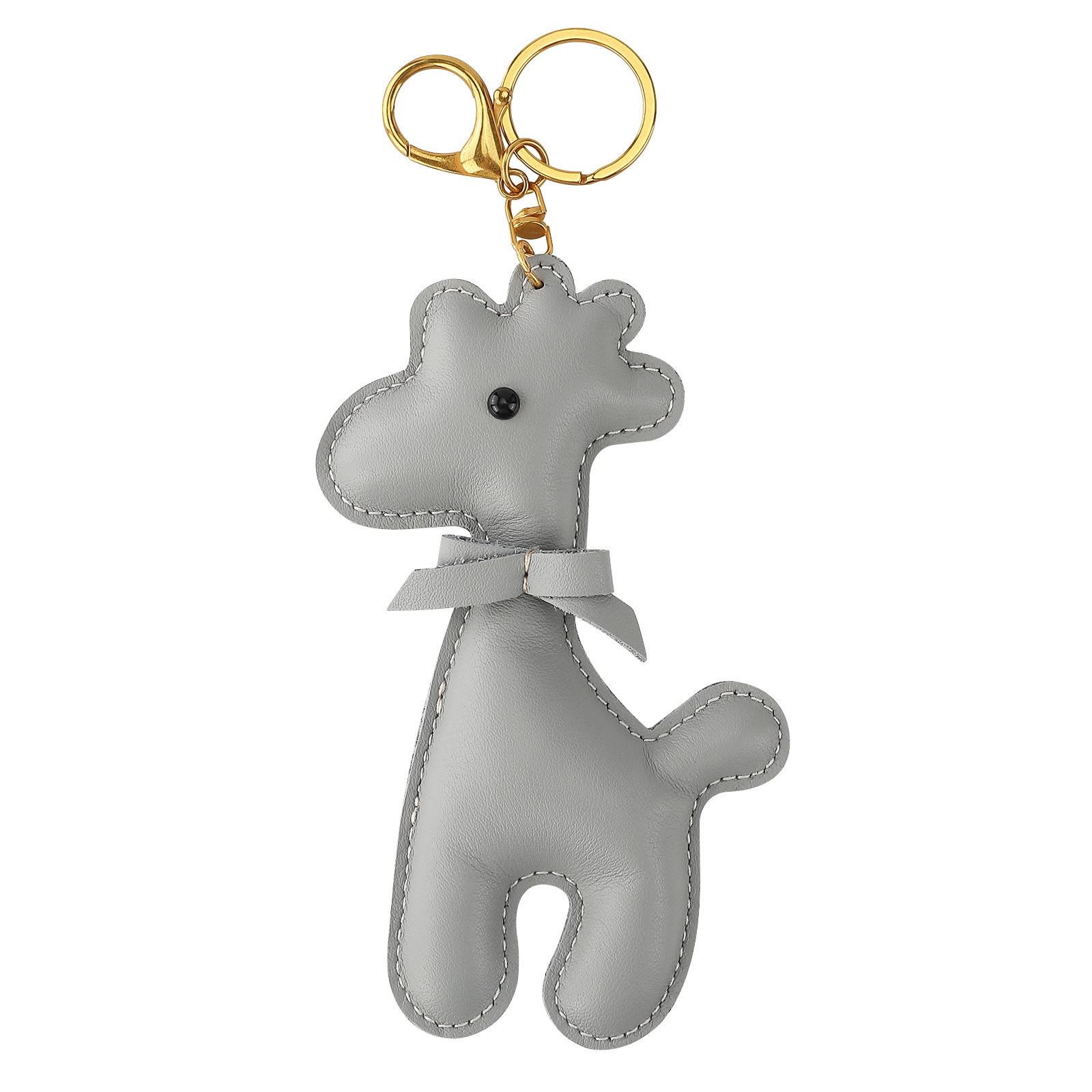 Colgante de oveja Tuo Colgante de bolso de cuero Piel de vaca de primera capa Animales de oveja Tuo en forma de llavero Colgante de equipaje