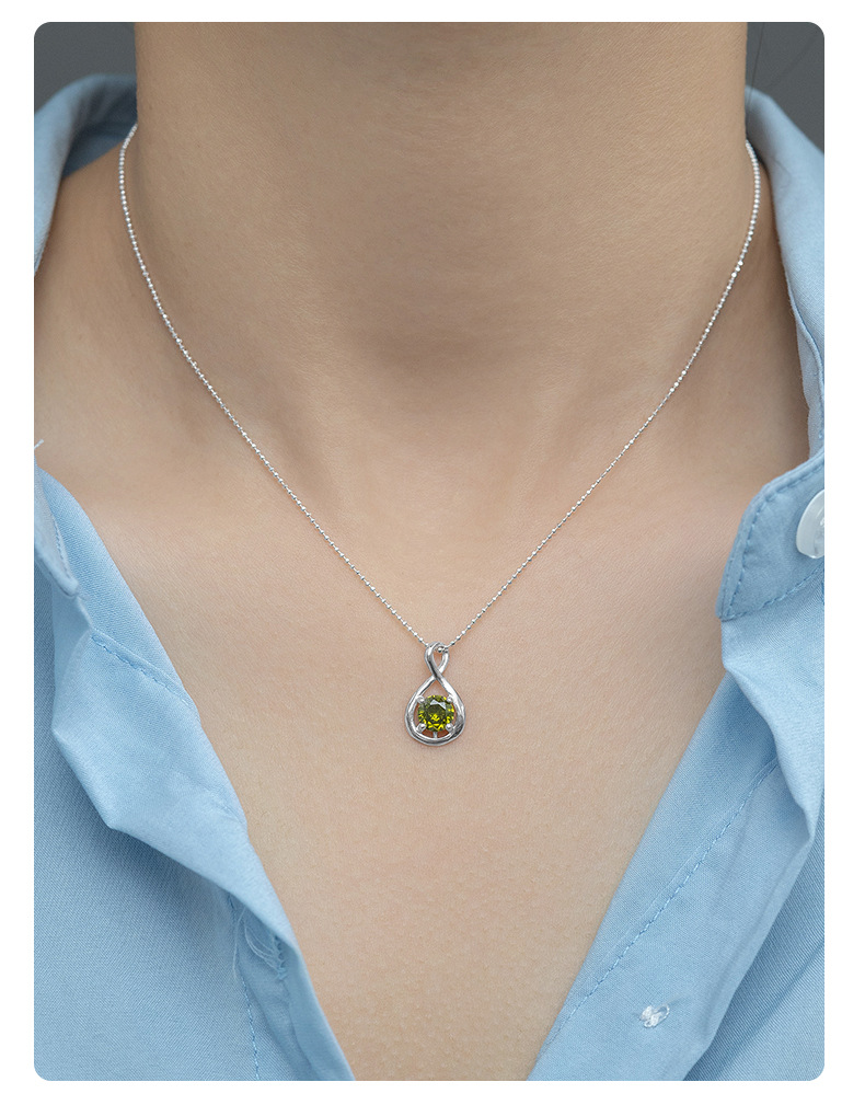 925 Sterling Silver Material Geometric Pattern 1 Piece 10.1*17.2mm 925 Sterling Silver Zircon Geometric Polished Pendant