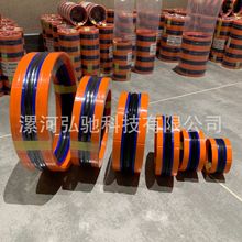 厂家供应KDAS ZW型五组合油封液压油缸活塞杆TPM机孔用五件套油封