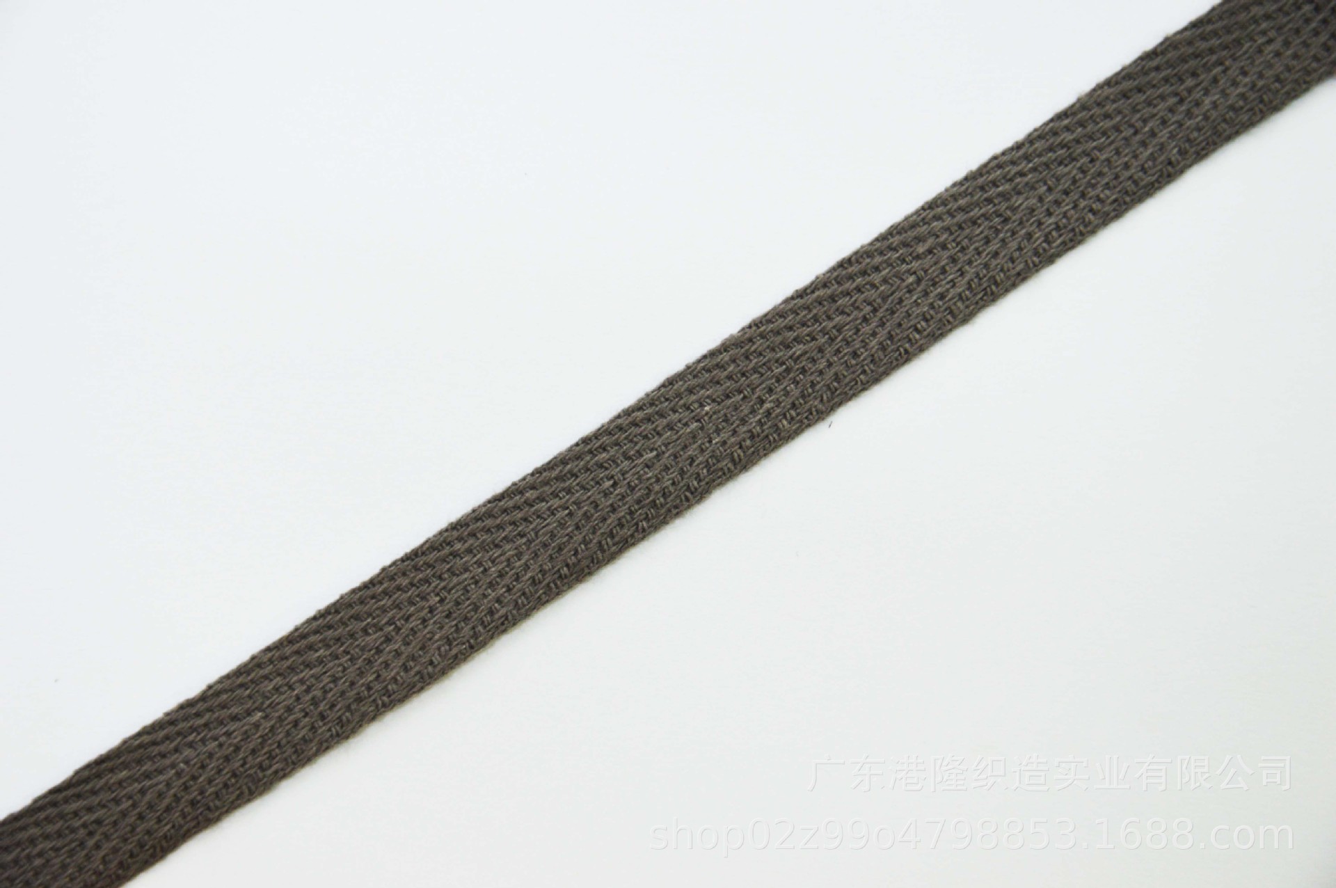 台州 现货 环保 染色10MM3分1CM 烟灰色 全棉人字带 1C38