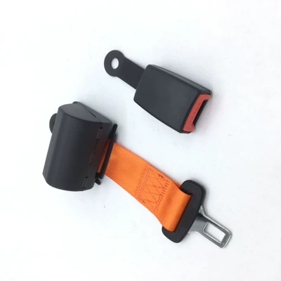 Two-Point Safety Belt for Car seat belt - orange-retractor-12m-145-lock-no-bolts