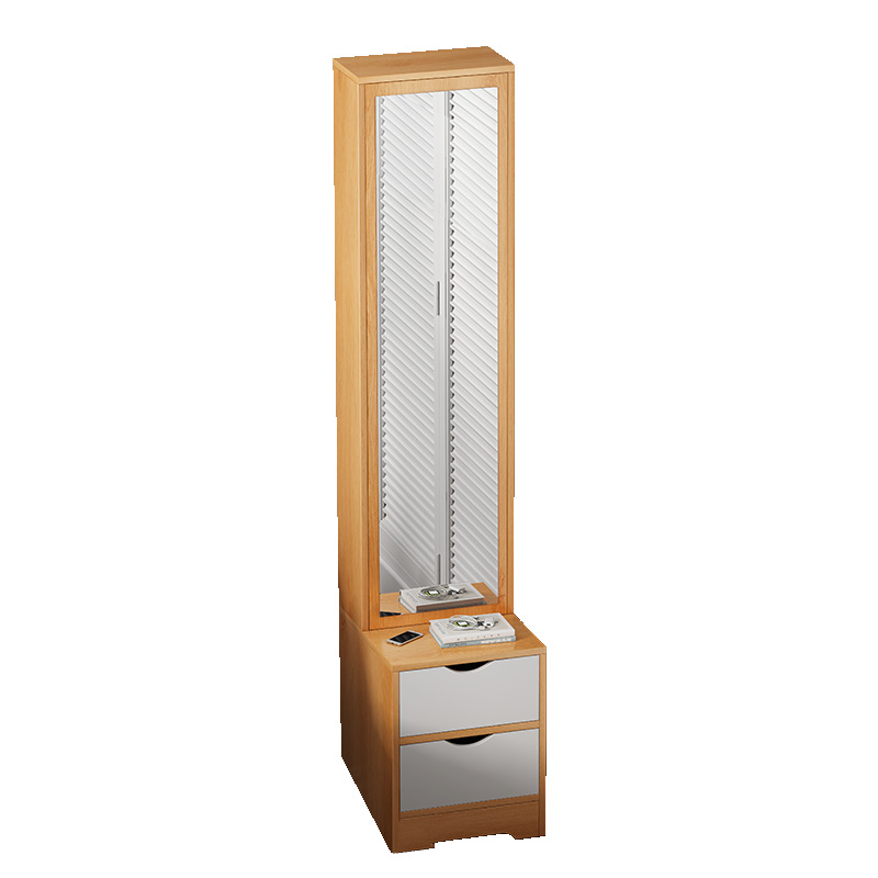 Tabernita de cabecera simple moderna armario de pierna de madera maciza pequeño dormitorio simple para el hogar 2024 nuevo estante de cabecera