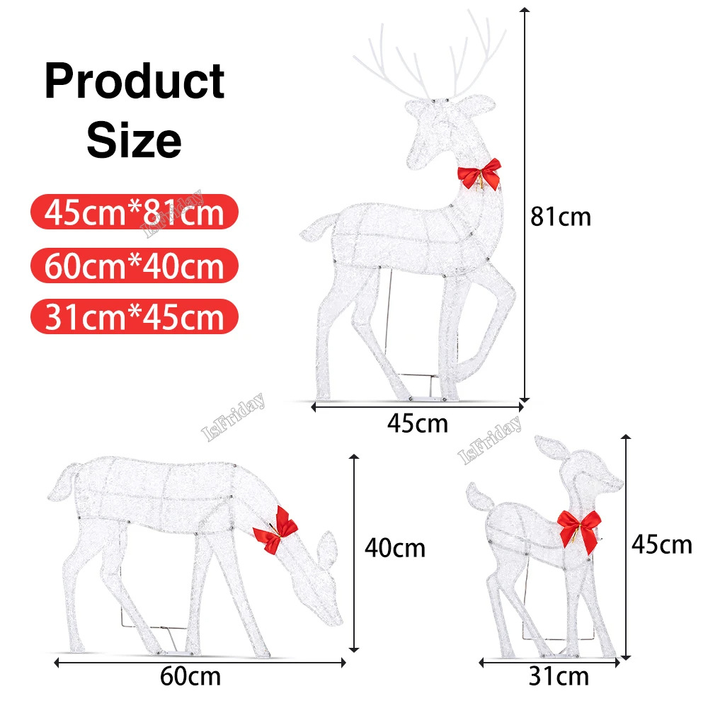 Deer Decoration Set