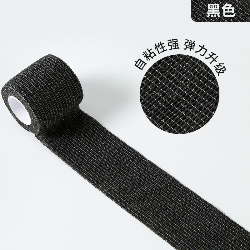 Fábrica al por mayor auto-adhesivo elástico dedo vendaje deportes cinta protectora de uñas no tejida auto-adhesivo dedo protección correa de rodilla