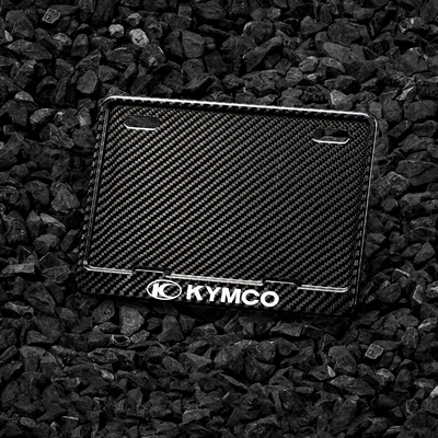 plate holder, license plate frame, Nömrə qabı - motorcycle-molded-dry-carbon-twill-kymco