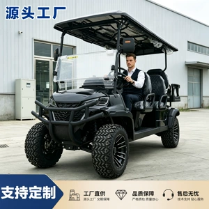 2-seater, 4-seater, 6-seater electric golf carts for export, used in parks for reception, shuttle service, RV viewing, and scenic area sightseeing