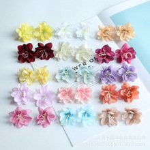 新款仿真小玉兰花diy汉服头饰簪花材料手工古风发饰头饰帽花配件