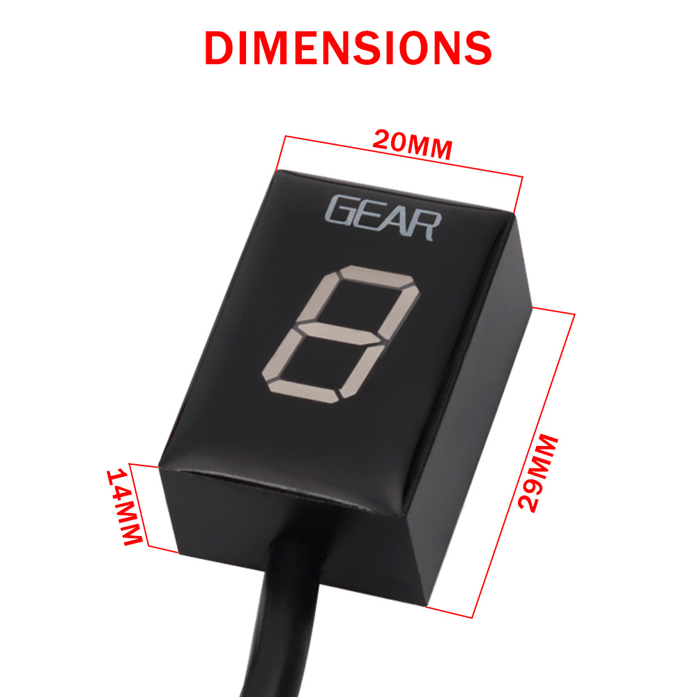 Suitable for Suzuki Suzuki Gsxr 750 600 1000 Digital Gear Display Lcd Led Gear Display