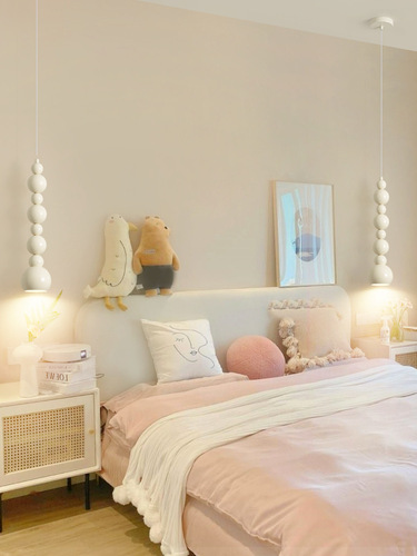 Cream style creative gourd bedroom bedside chandelier Bauhaus medieval creative designer internet celebrity small chandelier