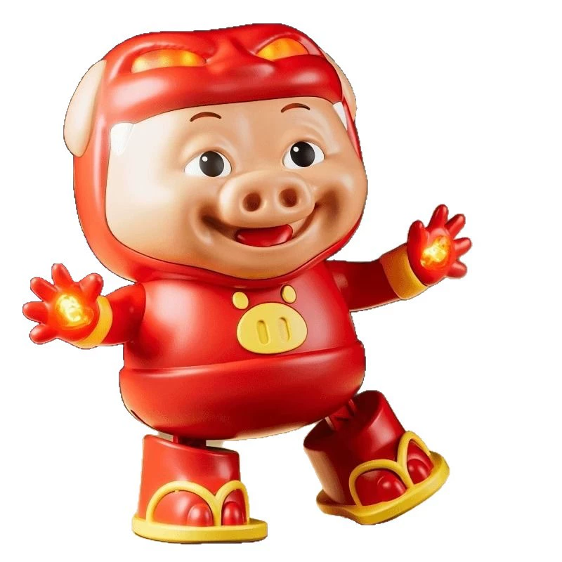 Электрический танцующий робот, игрушка, минифигура, свинья