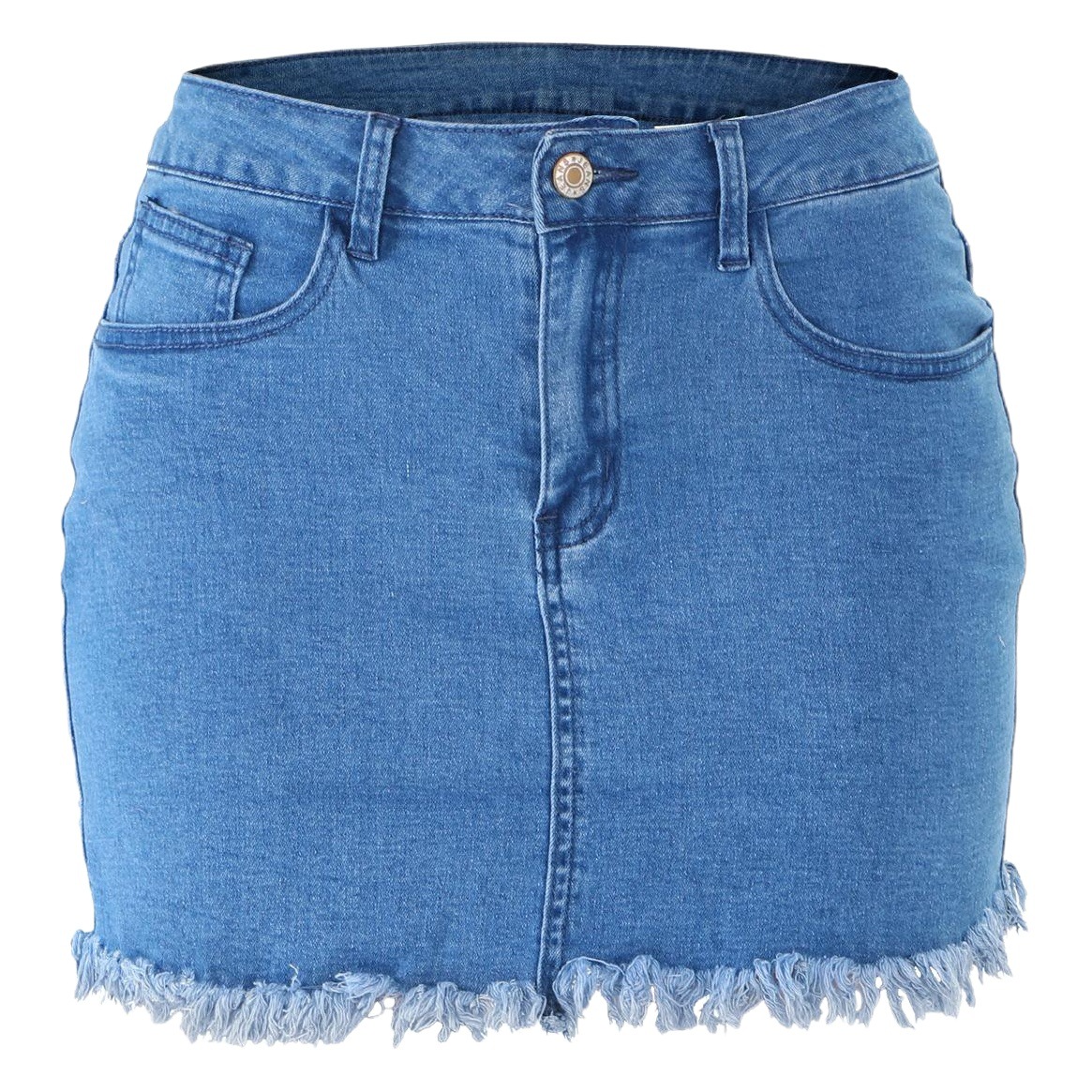 Primavera 2023 transfronteriza americana Amazon deseo estación independiente eBay Internet celebridad cadera falda moda falda de mezclilla